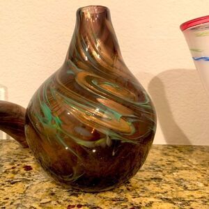 Hand Blown Glass Vase